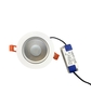 ĐÈN ÂM TRẦN SPOTLIGHT COB CAO CẤP - MẶT KÍNH CHẤM TRÒN Ở GIỮA - VIỀN TRẮNG - CÔNG SUẤT 12W - SÁNG 3000K/4000K - M: WS - 801