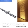 THANH LED HẮT NGOÀI TRỜI DÀI 1 MÉT MÀU XÁM NÒNG SÚNG CÔNG SUẤT 36W ÁNH SÁNG VÀNG 3000K, ĐIỆN ÁP AC 220V, MÃ SẢN PHẨM : TD 3643