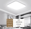 ĐÈN LED ỐP TRẦN HÌNH VUÔNG KÍCH THƯỚC 480*480 MM MÀU TRẮNG, CÔNG SUẤT 48W*2, ÁNH SÁNG 3 MÀU, MÃ SẢN PHẨM: A6528-1094-480 MM
