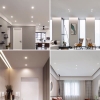 Đèn âm trần downlight chống chói cao cấp, lỗ khoét 105-120 mm, mặt đèn 130 mm, chiều cao 68 mm, công suất 15w, ánh sáng Trắng 5000k, Mã sản phẩm: WS-902-35