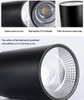 Đèn Led dạng ống bơ nội thất trong nhà vỏ màu đen, công suất 10w, ánh sáng trung tính 4000k, điện áp 220v, Mã sản phẩm: WS-822-25