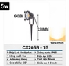 Đèn Led cắm cỏ, chiếu cây sân vườn, công suất 5w, ánh sáng Vàng 3000k, chịu nước IP65, Mã sản phẩm: 0205B-15