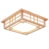 ĐÈN ỐP TRẦN VUÔNG KẺ GỖ - M1963
