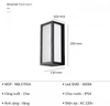 ĐÈN TƯỜNG LED NGOẠI THẤT HÌNH HỘP VUÔNG PANASONIC - CÔNG SUẤT 15W - VÀNG - CHỊU NƯỚC IP54 - M: NBL5705A