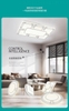 Đèn Led ốp trần phòng khách, phòng ngủ hình chữ nhật 650*950 mm, công suất 300w, ánh sáng 3 màu, Mã sản phẩm: PK1-145