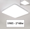 ĐÈN LED ỐP TRẦN HÌNH VUÔNG KÍCH THƯỚC 480*480 MM MÀU TRẮNG, CÔNG SUẤT 48W*2, ÁNH SÁNG 3 MÀU, MÃ SẢN PHẨM : A6528-1095-480 MM