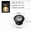 ĐÈN ÂM TRẦN MINI MÀU ĐEN, LỖ KHOÉT 25 MM, MẶT ĐÈN 35 MM, DÙNG LẮP TỦ RƯỢU, TỦ QUẦN ÁO, TRẦN NHÀ, CÔNG SUẤT 1,5W , ÁNH SÁNG 3000K/4000K, MÃ SẢN PHẨM : WS 889 - 138