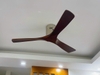 Quạt trần cánh gỗ 3 cánh không đèn thân nâu, sải cánh 1320 mm, Mã sản phẩm: 226 - Gỗ