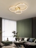 Đèn ốp trần 3 vòng vàng xước công suất 80w ánh sáng 3 màu, kích thước 30/40/50 cm, Mã sản phẩm : TL 345-Golden