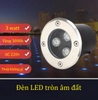 ĐÈN LED TRÒN ÂM ĐẤT THÉP KHÔNG GỈ - CÔNG SUẤT 3W - SÁNG VÀNG 3000K - ĐIỆN ÁP AC 220V - CHỊU NƯỚC IP65 - M: GJS-008
