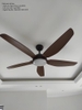QUẠT TRẦN 5 CÁNH NÂU CÓ ĐÈN SẢI CÁNH 1470MM - M: MD25-1843