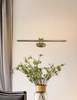 Đèn led soi tranh soi gương dạng bút màu đồng cổ dài 65 cm, công suất ( 18-40w )*2, ánh sáng 3 màu, Mã sản phẩm: 6855/650mm-8232AB