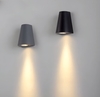 ĐÈN TƯỜNG LED NỘI NGOẠI THẤT MÀU ĐEN - CỐNG SUẤT 3W - VÀNG 3000K - M5033
