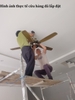 Quạt trần cổ điển 5 cánh có đèn thân màu đồng xanh, sải cánh 1420 mm, Mã sản phẩm: 818