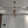 BỘ ĐÈN THẢ BÀN ĂN 6 BÓNG DÀI 120 CM THÂN VÀNG, LẮP BÓNG E27*1, MÃ SẢN PHẨM : 9169/6-GOLD