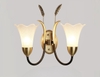 ĐÈN TƯỜNG NỘI THẤT HÌNH 2 HOA LOA KÈN QUAY LÊN - BÓNG E14*2 - M: 8095/2