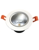 ĐÈN ÂM TRẦN SPOTLIGHT COB CAO CẤP - MẶT KÍNH CHẤM TRÒN Ở GIỮA - VIỀN TRẮNG - CÔNG SUẤT 12W - SÁNG 3000K/4000K - M: WS - 801