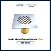 GA THOÁT SÀN CHỐNG MÙI HIWIN CAO CẤP HÌNH VUÔNG - MẶT 12*12 CM - ỐNG 90 - 110MM - M: FD-1951
