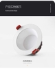 Đèn âm trần downlight chống chói cao cấp, lỗ khoét 105-120 mm, mặt đèn 130 mm, chiều cao 68 mm, công suất 15w, ánh sáng Trắng 5000k, Mã sản phẩm: WS-902-35