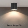 ĐÈN LED DẠNG ỐNG BƠ LẮP NỔI NGOẠI THẤT NGOÀI TRỜI IP65 CHỊU NƯỚC CAO, VỎ ĐEN, ÁNH SÁNG TRUNG TÍNH 4000K, CÔNG SUẤT 12W, MÃ SẢN PHẨM : RDLS-9071-VMC62