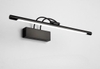 Đèn led soi tranh, soi gương hiện đại màu đen dài 57cm công suất 12w ánh sáng 3 màu, Mã sản phẩm: 6470/L-570mm-45