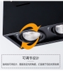 Đèn ống bơ Spotlight lắp nổi hình vuông cạnh sắc, công suất 10w, ánh sáng Vàng 3000k, góc chiếu 24 độ, Mã sản phẩm: WS-849