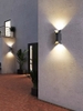ĐÈN LED GẮN TƯỜNG 2 ĐẦU HÌNH ĐỒNG HỒ CÁT SÁNG TRÒN Ở GIỮA DÙNG TRONG NỘI NGOẠI THẤT - CÔNG SUẤT 10 watt - LED COB 1530 / ÁNH SÁNG VÀNG 3000k  - MODEL : B019
