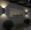 ĐÈN LED GẮN TƯỜNG 2 ĐẦU HÌNH ĐỒNG HỒ CÁT SÁNG TRÒN Ở GIỮA DÙNG TRONG NỘI NGOẠI THẤT - CÔNG SUẤT 10 watt - LED COB 1530 / ÁNH SÁNG VÀNG 3000k  - MODEL : B019
