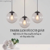 ĐÈN THẢ HÌNH CẦU THỦY TINH TRONG D15cm - LẮP BÓNG E27 - MODEL: D1135/15