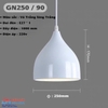 CHAO THẢ GIỌT NƯỚC D250MM : MODEL: GN250/90