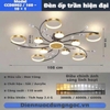 ĐÈN ỐP TRẦN HIỆN ĐẠI 3 MÀU - MODEL: YQ- BD17 - CCD8902 / 160 - (10 +1)