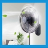 QUẠT TREO TƯỜNG NANOCO CÓ ĐIỀU KHIỂN MÀU GHI - MODEL: NWF1615RC - GR/5243