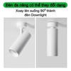 ĐÈN LED RỌI ĐẾ GẮN TRẦN GẮN TƯỜNG - CHỈNH GÓC - CÔNG SUẤT 12 -20 watt - MODEL: 9412 - WH/HX20