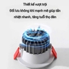 ĐÈN ÂM TRẦN CAO CẤP CHỐNG CHÓI SÂU PHILLIPS OEM TẢN NHIỆT CAO - MODEL : WS - 883 / 435