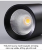 ĐÈN LED LẮP NỔI DẠNG ỐNG BƠ CHỐNG CHÓI SÂU - ĐƯỜNG KÍNH  MẶT ĐÈN 78mm - CÔNG SUẤT 10 - 12 watt - ĐỘ HOÀN MÀU CAO CRI 98- MODEL: WS - 893
