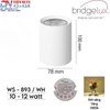 ĐÈN LED LẮP NỔI DẠNG ỐNG BƠ CHỐNG CHÓI SÂU - ĐƯỜNG KÍNH  MẶT ĐÈN 78mm - CÔNG SUẤT 10 - 12 watt - ĐỘ HOÀN MÀU CAO CRI 98- MODEL: WS - 893
