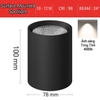 ĐÈN LED LẮP NỔI DẠNG ỐNG BƠ CHỐNG CHÓI SÂU - ĐƯỜNG KÍNH  MẶT ĐÈN 78mm - CÔNG SUẤT 10 - 12 watt - ĐỘ HOÀN MÀU CAO CRI 98- MODEL: WS - 893