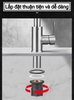 VÒI RỬA BÁT CẮM CHẬU INOX 304 RÚT ĐA NĂNG CÓ NÓNG LẠNH - MODEL: VBR - 5825