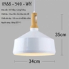 ĐÈN CHAO THẢ ĐUI GỖ - MODEL : 0988 - 340 - BK / WH
