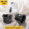 ĐÈN LED ÂM TRẦN DOWNLIGHT CELLING TUBE LIGHT - LỖ KHOÉT: 75 mm / CÔNG SUẤT : 7watt / ÁNH SÁNG TRUNG TÍNH 4000k / ĐỘ HOÀN MÀU CAO - MODEL : WS - 974 COB