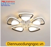 ĐÈN ỐP TRẦN PHONG CÁCH ELEGANT TAM GIÁC KÉP - PHA LÊ GIỮA / CS: 90 W / 3 MÀU ÁNH SÁNG - MODEL : 1770 - 65CM / 90W