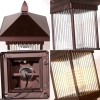 ĐÈN TRỤ CỔNG PHONG CÁCH CỔ ĐIỂN MÀU NÂU CAFE - MODEL : 15538 - 7532