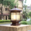 ĐÈN TRỤ CỔNG PHONG CÁCH CỔ ĐIỂN MÀU NÂU CAFE - MODEL : 15538 - 7532