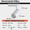 ĐÈN RỌI RAY T2 TRACK SPOTLIGHT STR03 - 20W / VỎ NHÔM ĐÚC CAO CẤP / ĐỘ HOÀN MÀU CAO / CRI 98 - MODEL : G976 - 355135