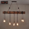 ĐÈN THẢ BÀN ĂN DÂY THỪNG PHONG CÁCH RETRO 10 BÓNG / MODEL : 8110 - 10