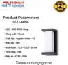 ĐÈN TƯỜNG NỘI NGOẠI THẤT PHONG CÁCH SIMPLE - MODEL : 033 - 44BK