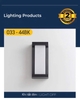 ĐÈN TƯỜNG NỘI NGOẠI THẤT PHONG CÁCH SIMPLE - MODEL : 033 - 44BK