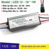 ĐÈN TƯỜNG NGOÀI TRỜI PHONG CÁCH SIMPLE - 18 watt - IP65 - LED SMD 3000k VÀNG - MODEL : F328 - 18W