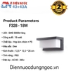 ĐÈN TƯỜNG NGOÀI TRỜI PHONG CÁCH SIMPLE - 18 watt - IP65 - LED SMD 3000k VÀNG - MODEL : F328 - 18W