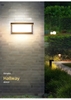 ĐÈN TƯỜNG NGOÀI TRỜI PHONG CÁCH SIMPLE - 18 watt - IP65 - LED SMD 3000k VÀNG - MODEL : F328 - 18W